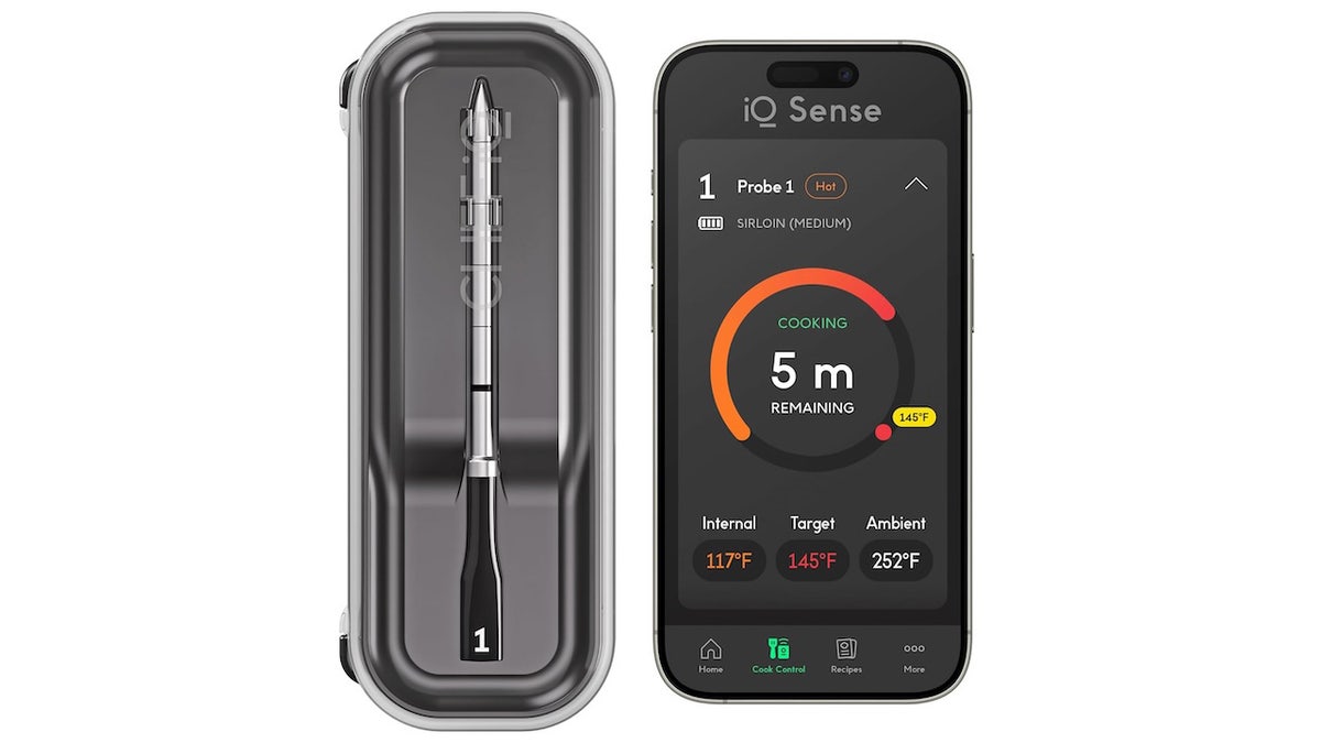 This smart cooking thermometer takes the guesswork out of mealtime.