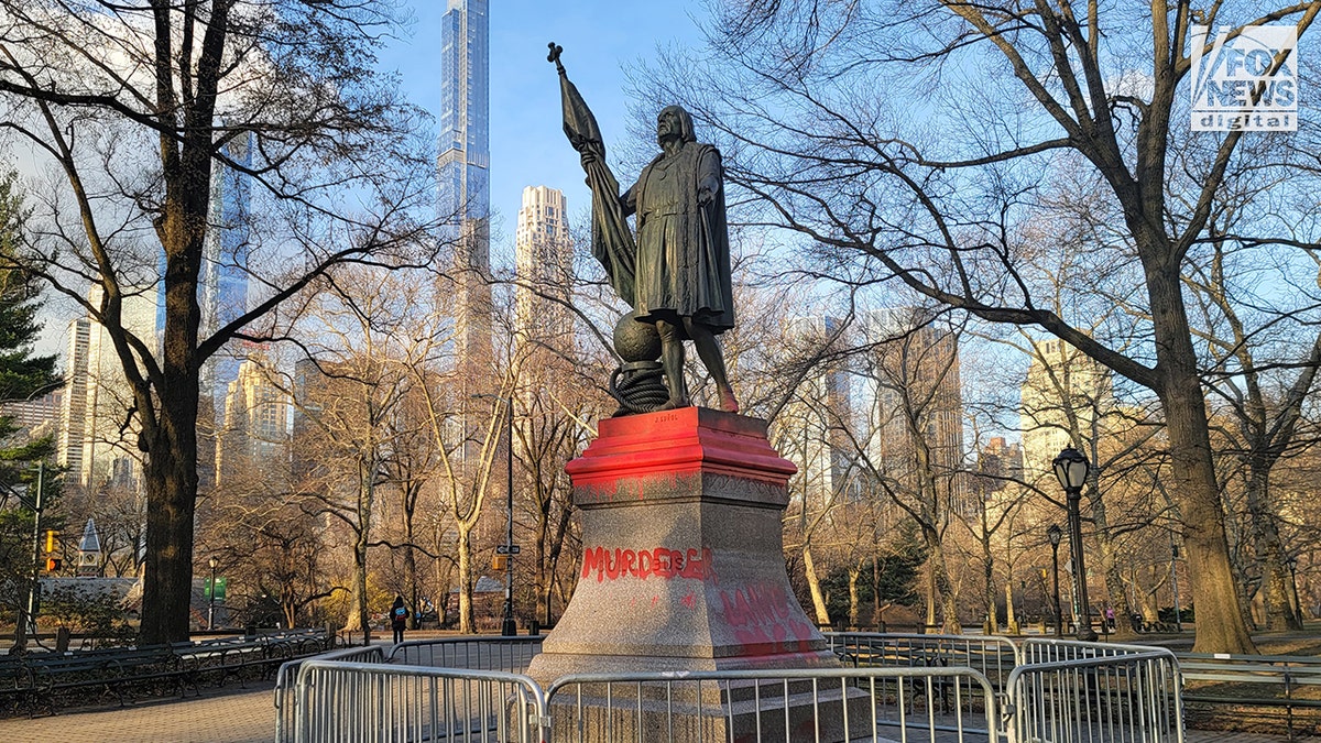 Christopher Columbus statue vandalized