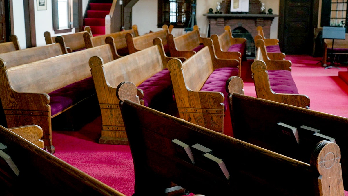 Church pews.