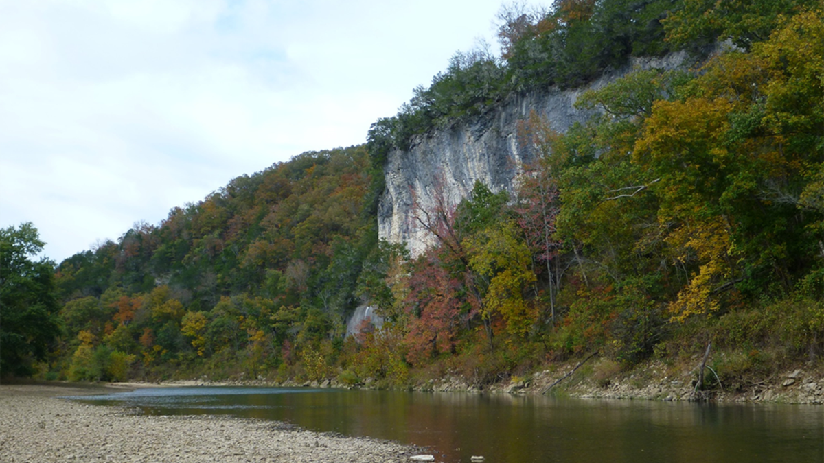 Cliff inside Buffalo National River