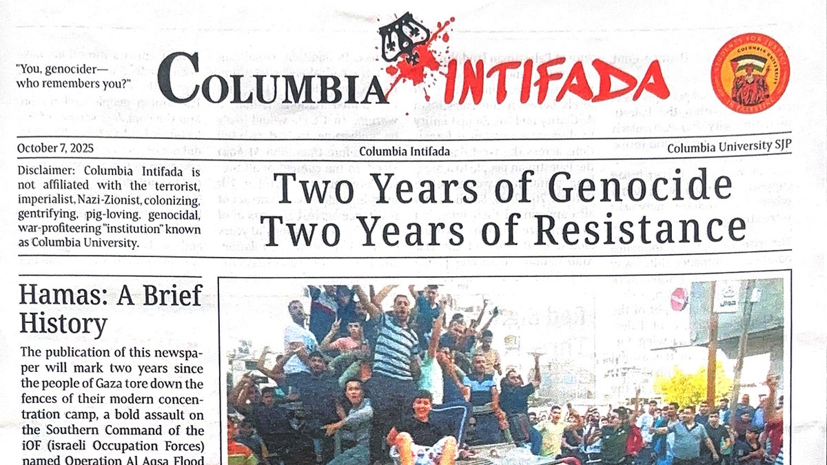 The October 7, 2025 edition of the Columbia Intifada.