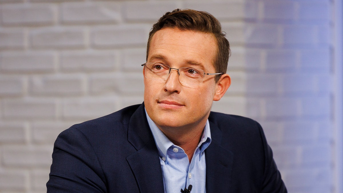 Benny Johnson during a taping of Candace Owens' show