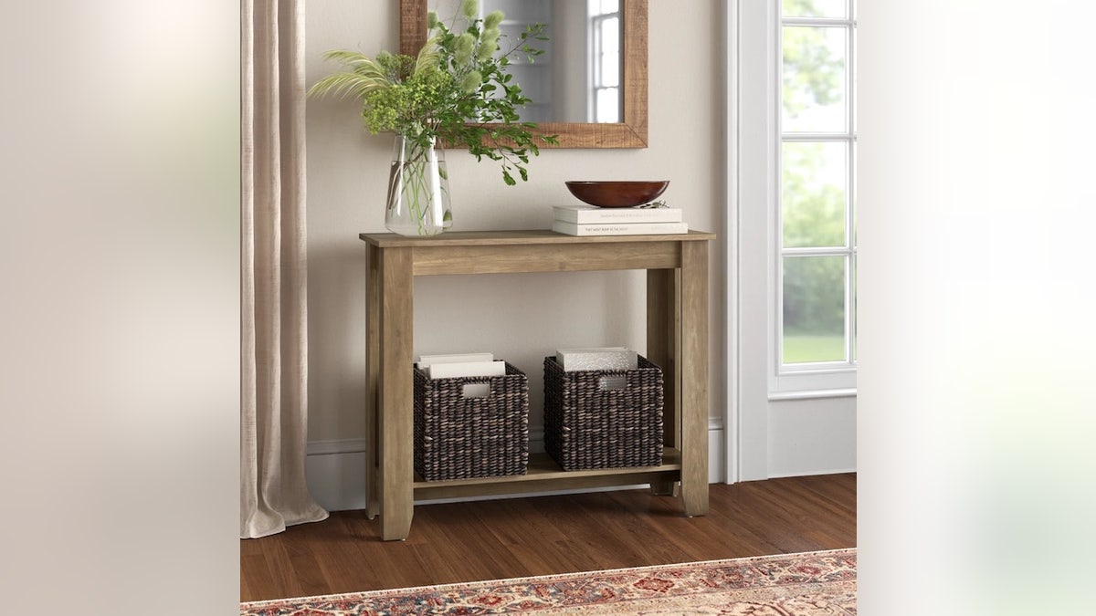 This understated, elegant console table works in any room.