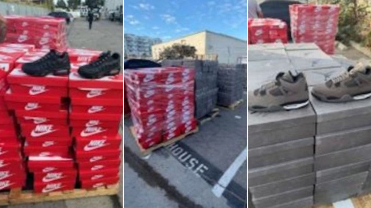 Police arrest Coolkicks founder after discovery of $500,000 in stolen Nike shoes and apparel at LA warehouse.