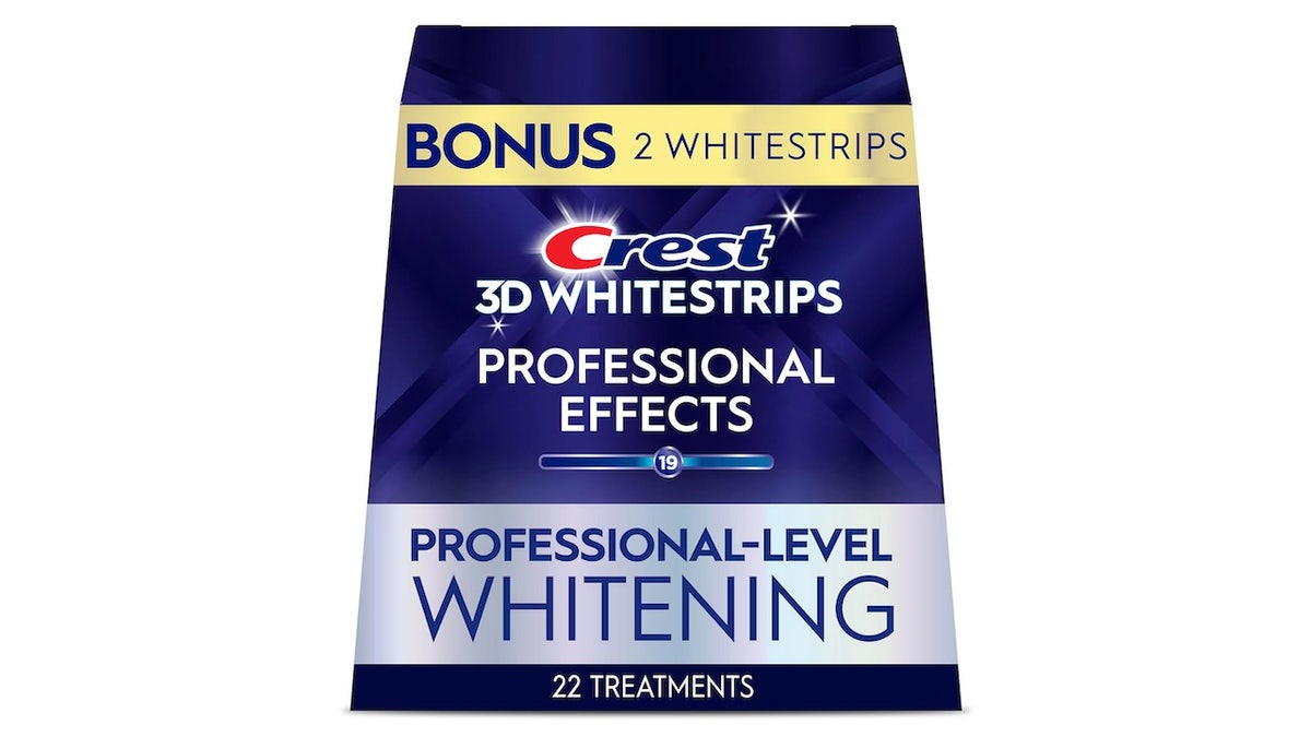 These whitening strips deliver beautiful results.