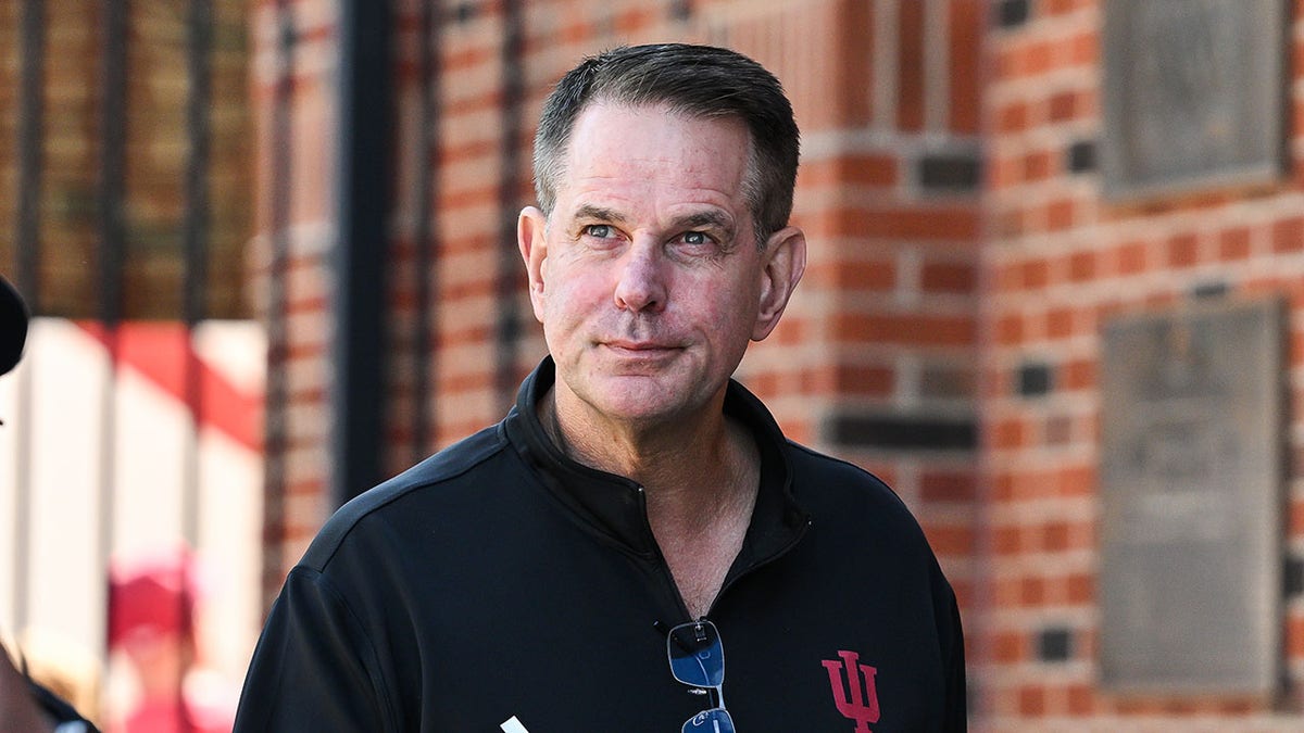 Curt Cignetti looks on