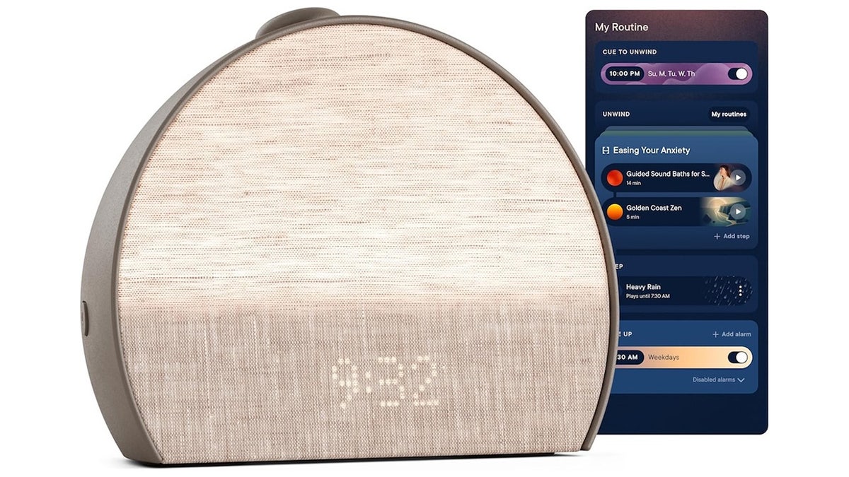 Hatch is a sunrise alarm clock, white noise machine, meditation app and more.
