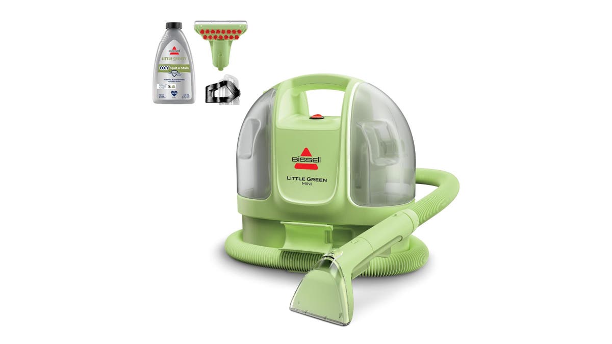 Clean up pet stains with this mini vacuum cleaner. 