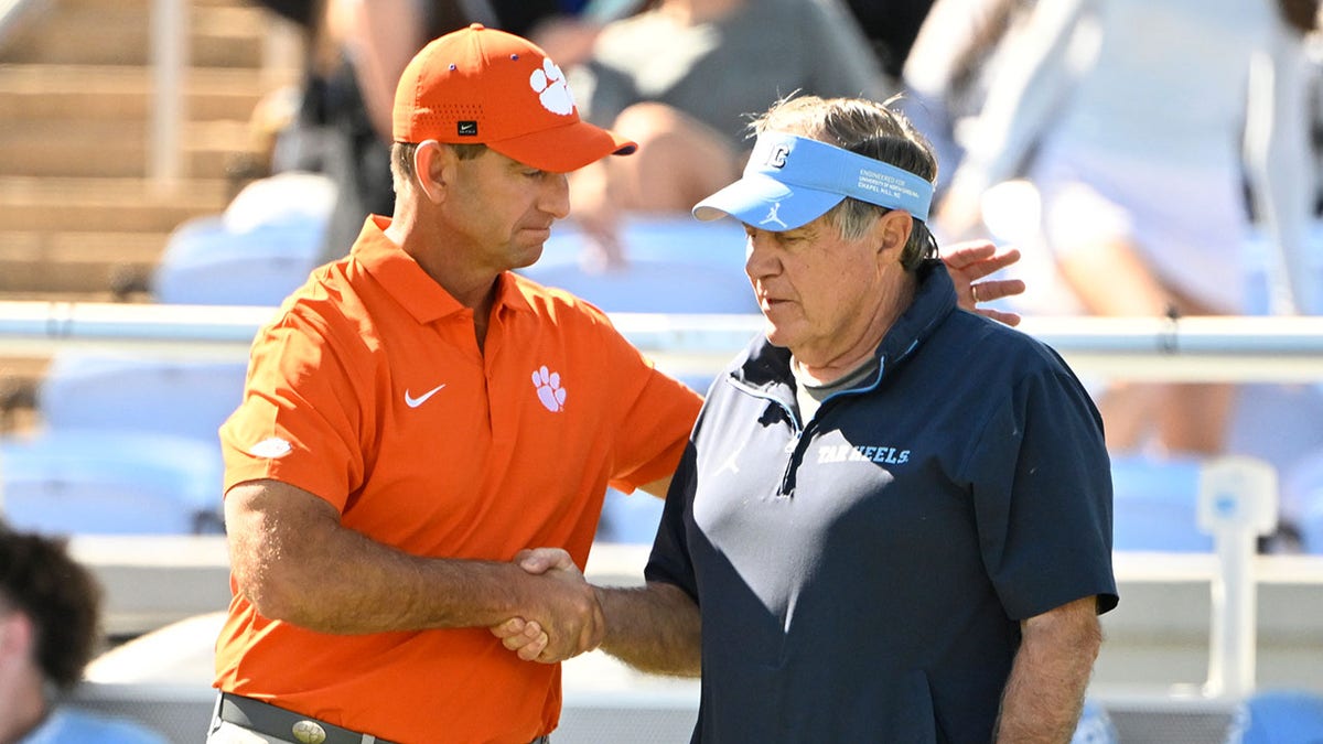 Dabo Swinney and Bill Belichick