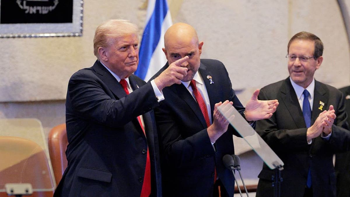 President Trump addresses the Israeli Knesset