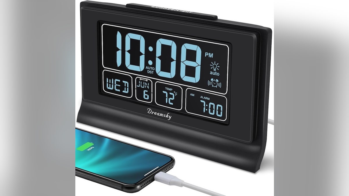 Charge your phone with the built-in USB port.
