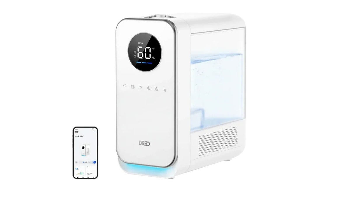 Humidify up to 300 square feet with a Dreo humidifier. 