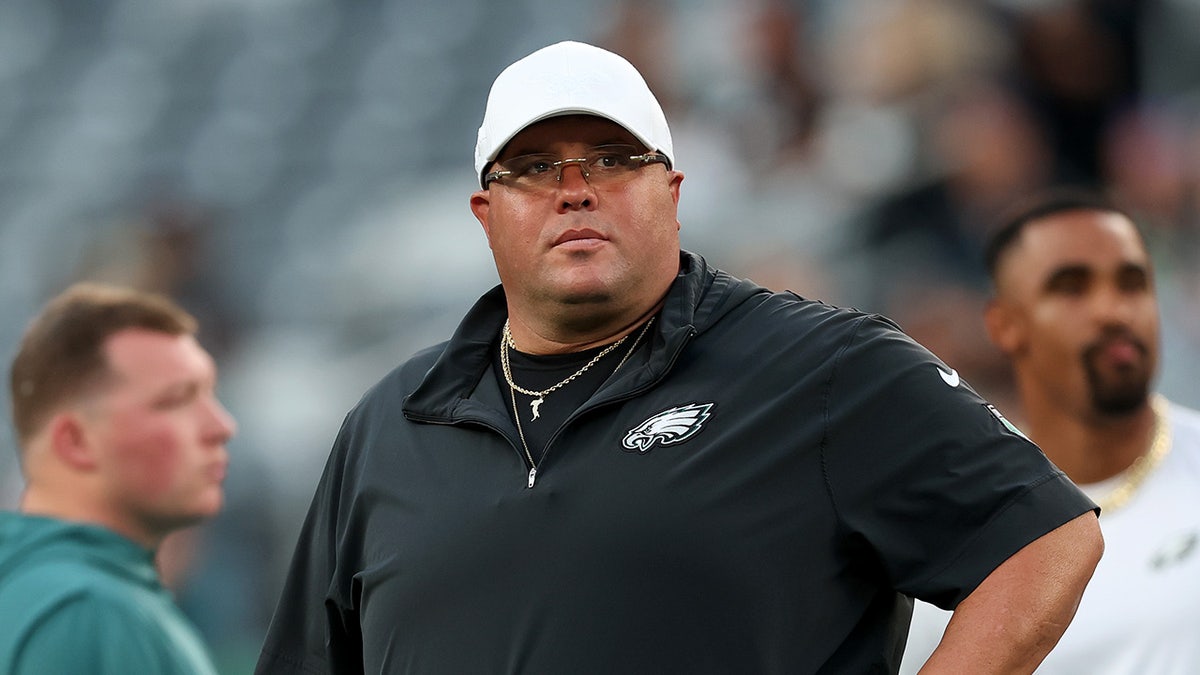 Dom DiSandro looks on