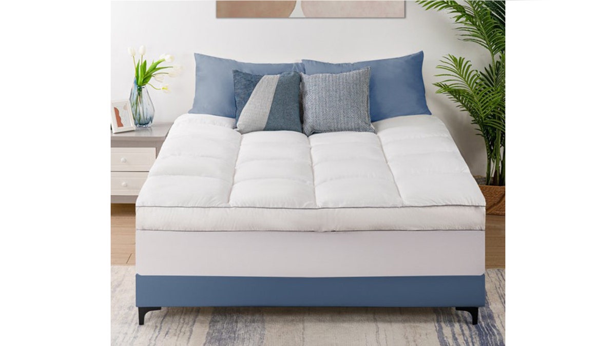 Create a plush feeling mattress.