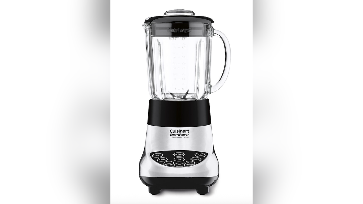 Crush ice and blend with ease using this powerful seven-speed blender.