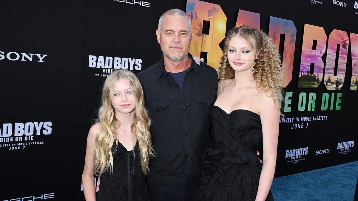 Eric Dane with his daughters