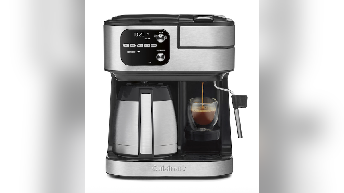 Make coffee shop drinks at home with this coffeemaker.