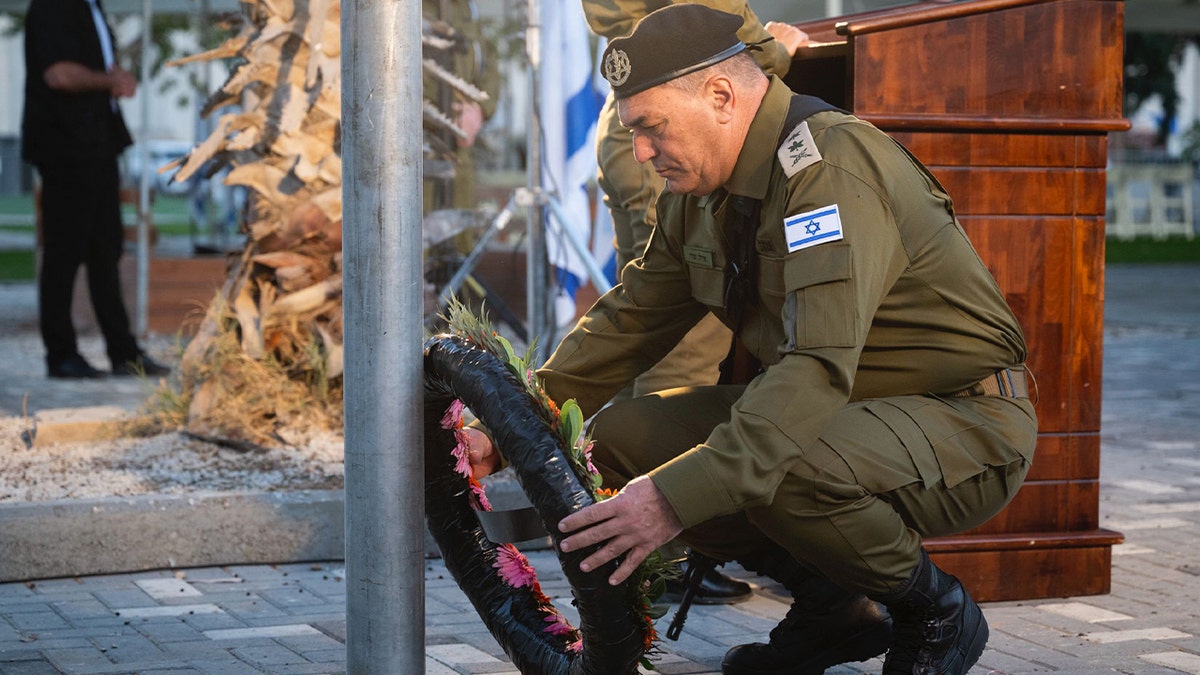 IDF holds memorial ceremony at base attacked by Hamas on Oct. 7 honoring fallen troops  at george magazine