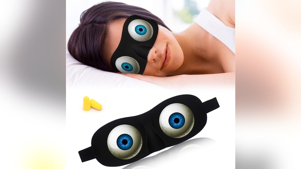 Get a good night's rest with a blackout sleep mask.