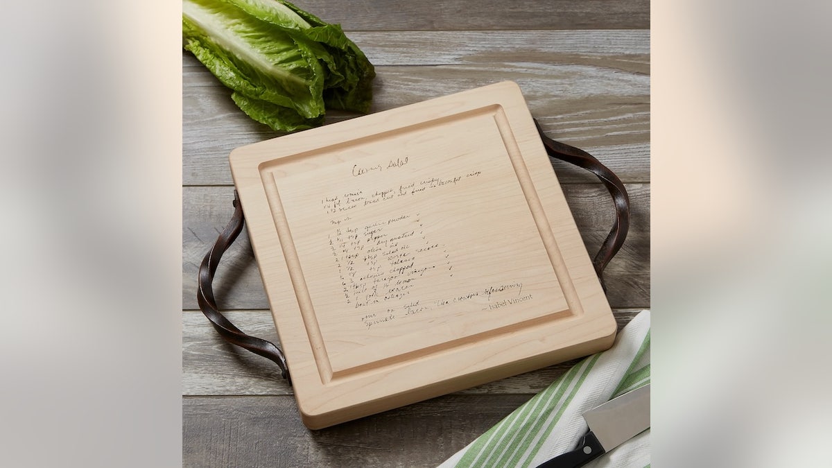 Preserve family recipes and display them proudly in your kitchen.