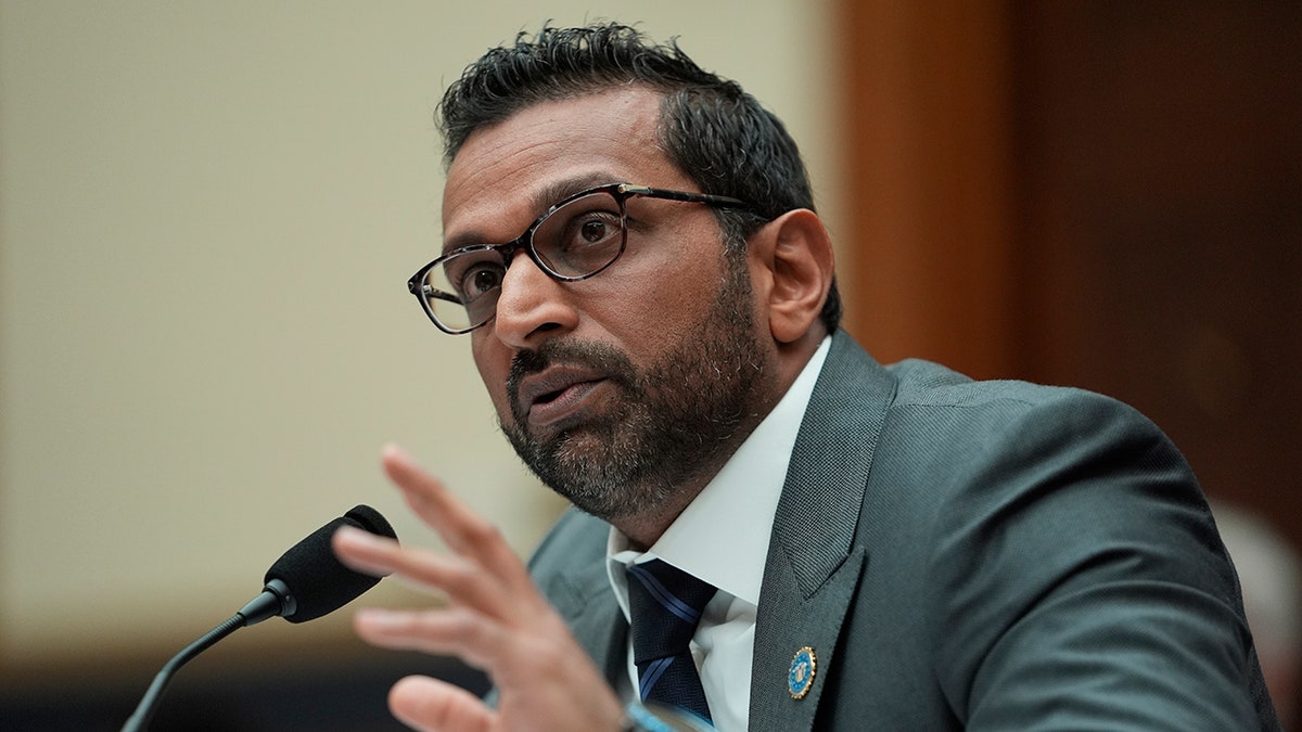 Kash Patel at a hearing