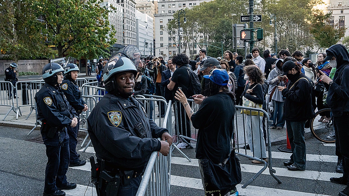 NYPD officers in New York City.