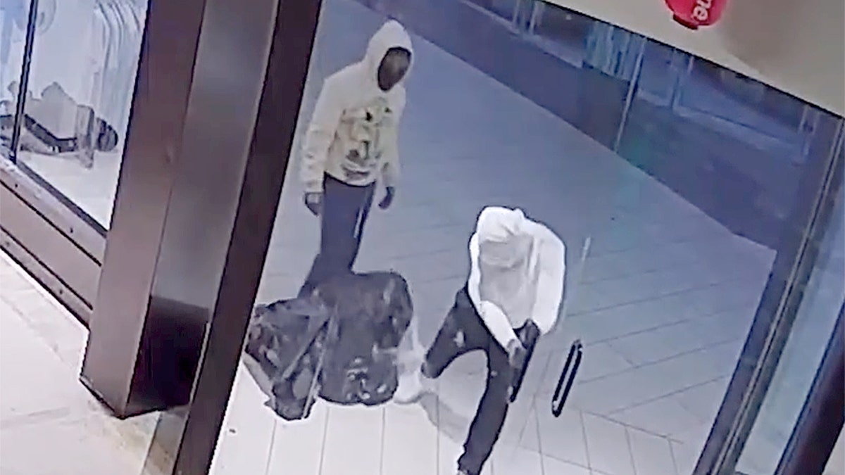 Florida mall ransacking suspects try to open door