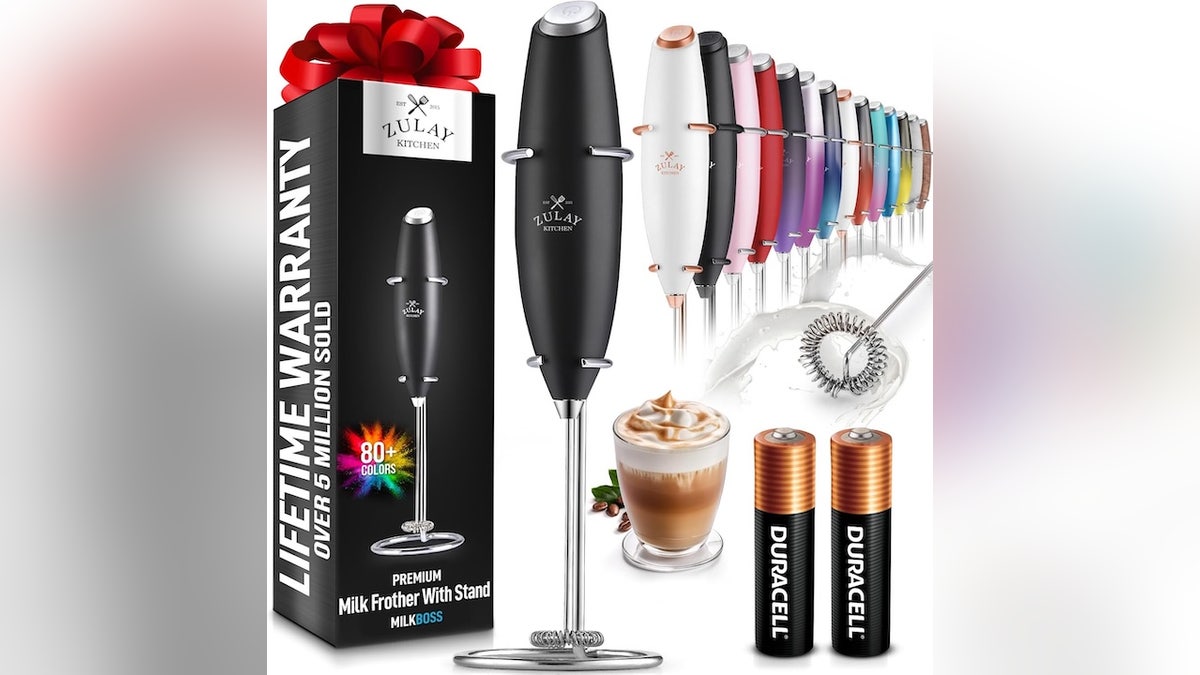 This kitchen gadget will be your go-to for creating latte drinks and more.