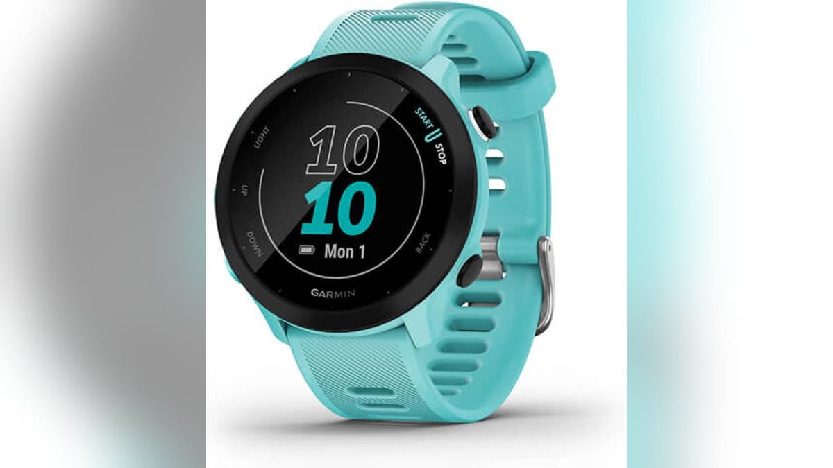 Runners can track all their workouts with the Garmin Forerunner 55.