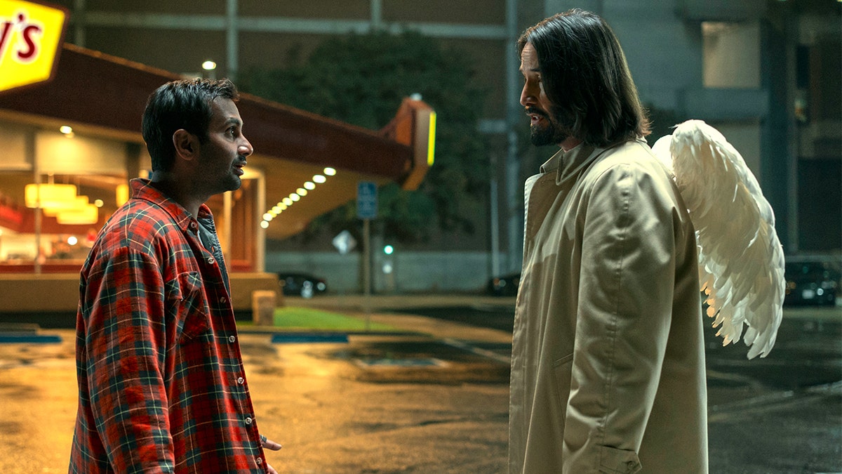 Aziz Ansari and Keanu Reeves in Good Fortune