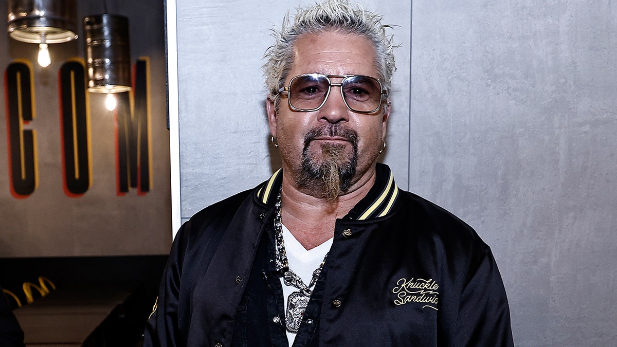Guy Fieri at the opening of Chicken Guy! Restaurant in February 2025.