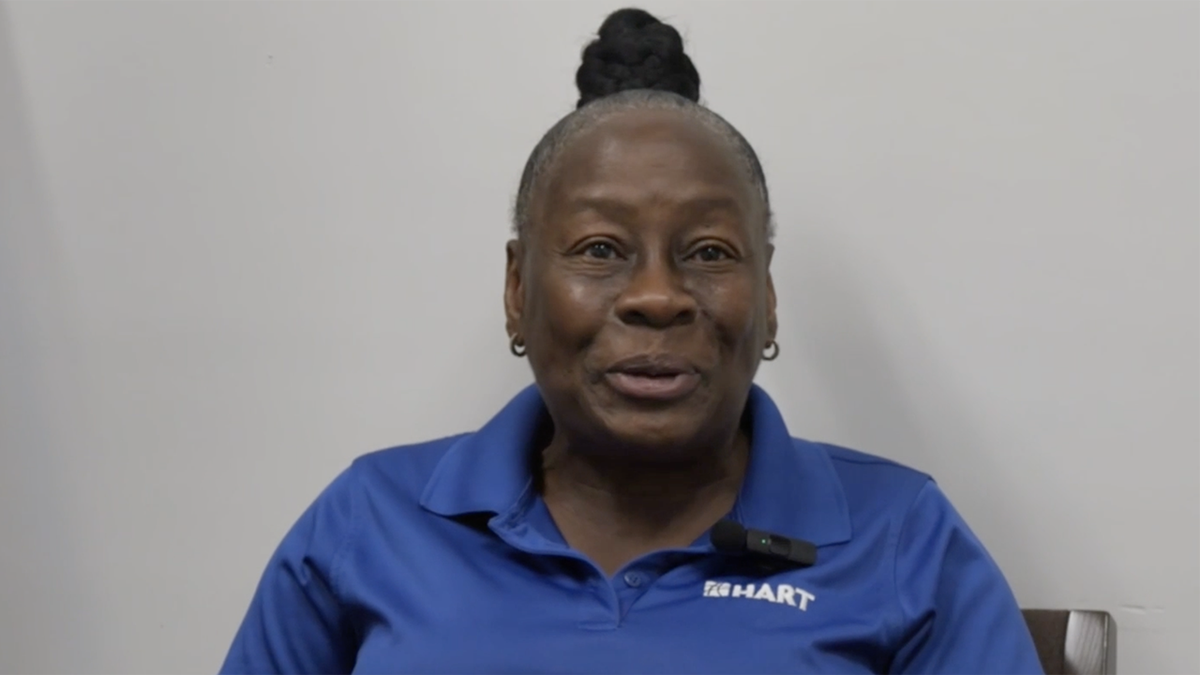 Barbara Baker, who has worked for the Hillsborough Area Regional Transit Authority since 2012, is being praised for stopping her bus to rescue a little boy wandering a Florida street along, barefoot and in pajamas.