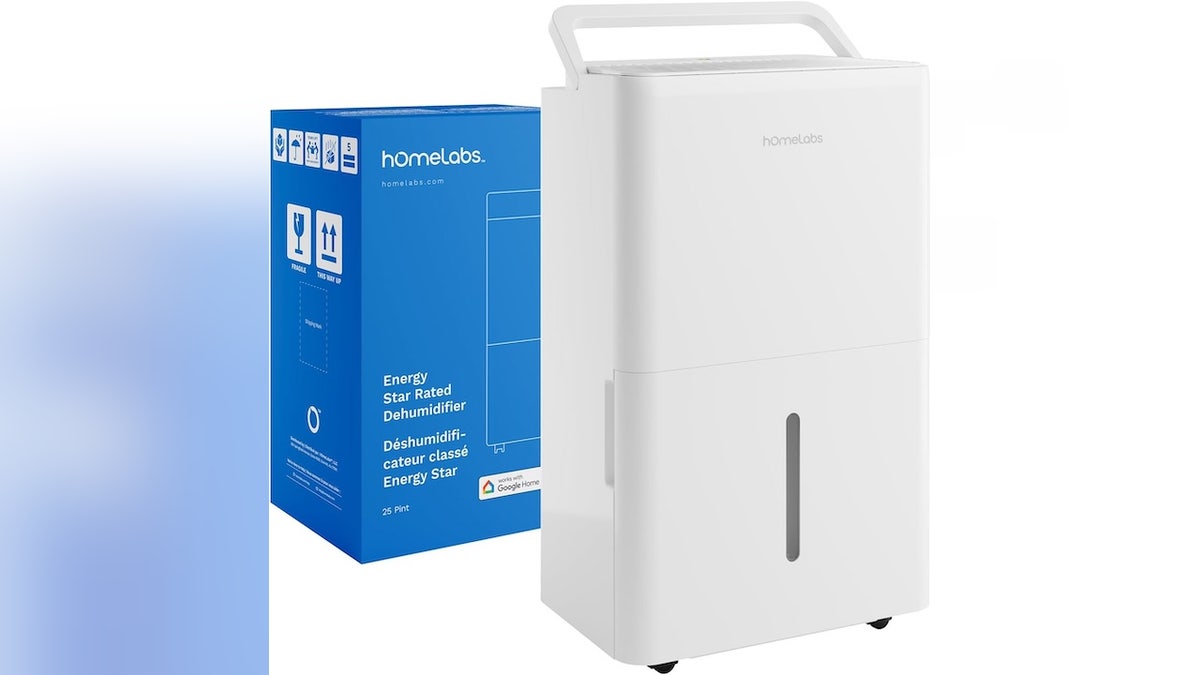 This small dehumidifier can cover large spaces. 