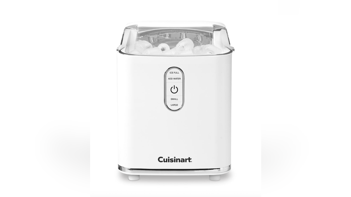 Never run out of ice again with this compact countertop cube maker.