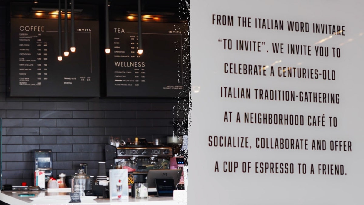 invita coffee shop california