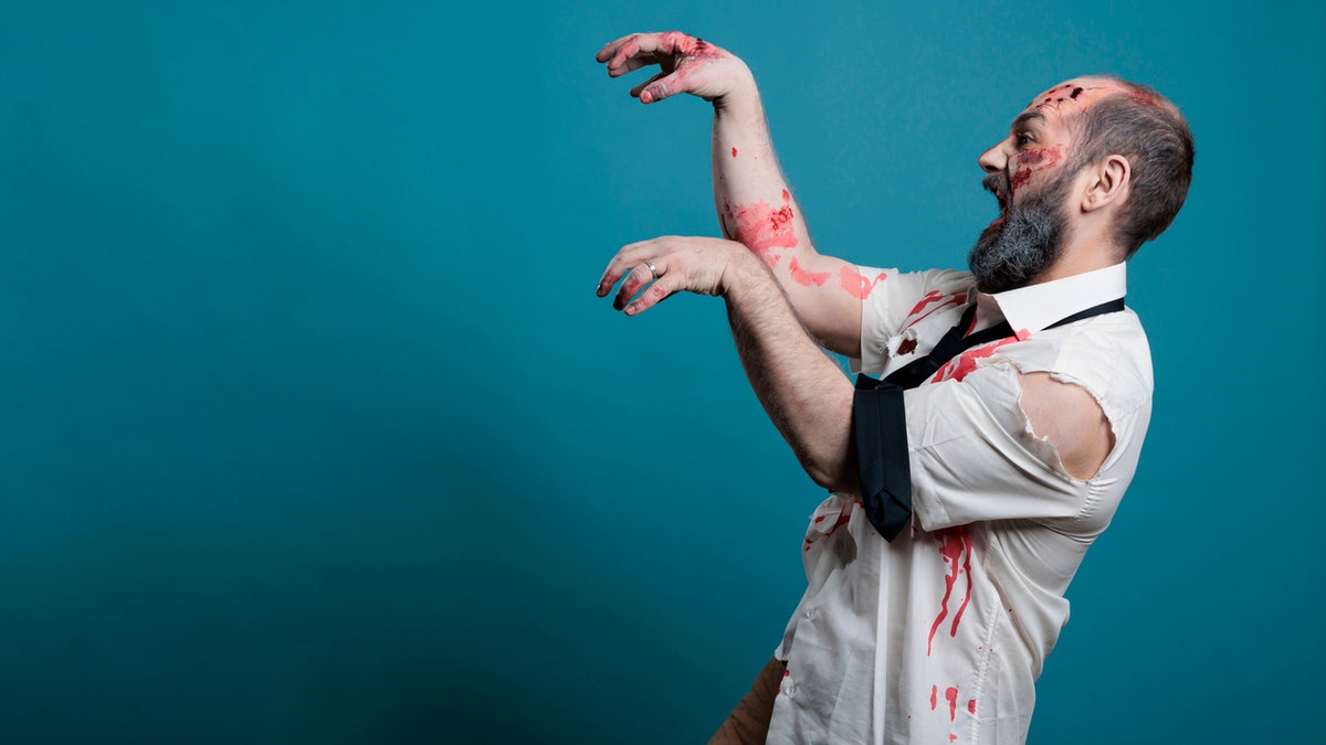 Fake blood will take your zombie costume up a notch.
