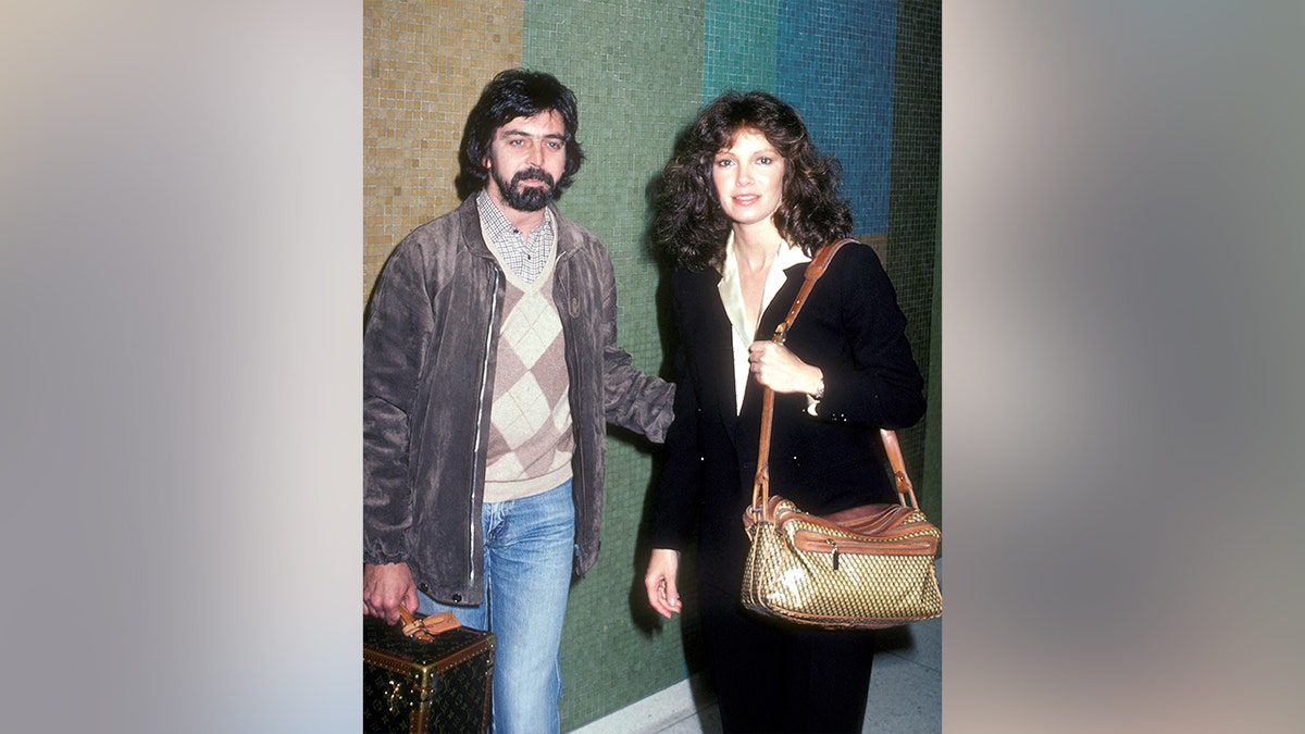 Tony Richmond and Jaclyn Smith photographed at LAX in April 1981.