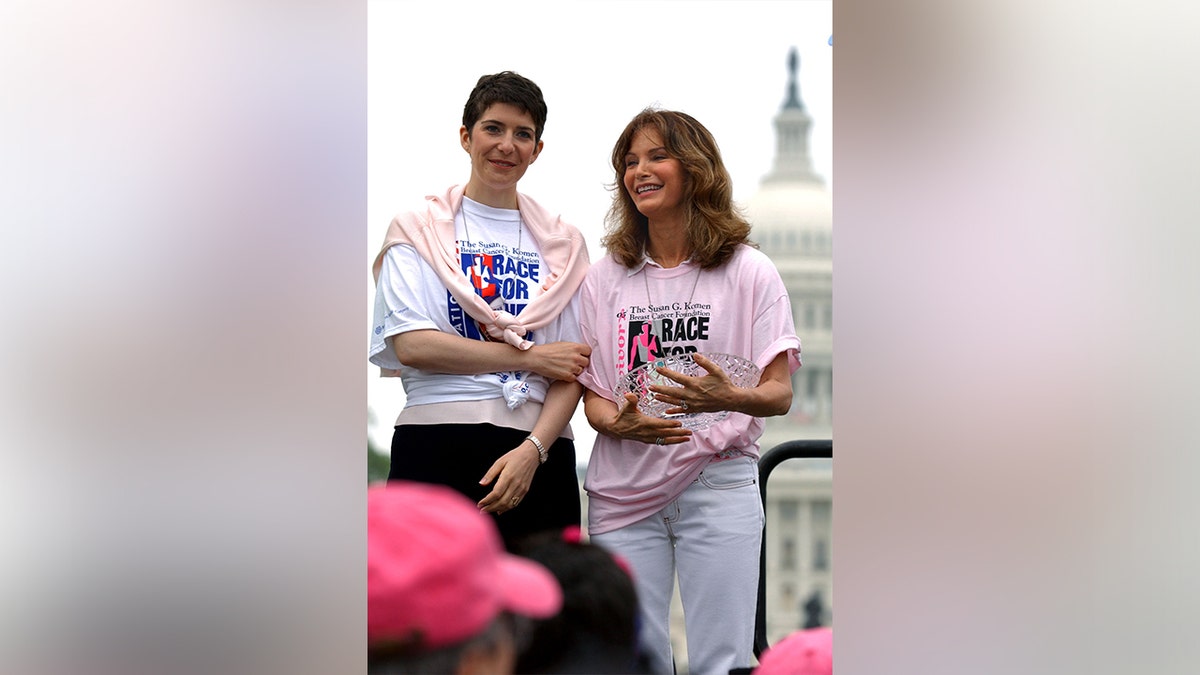 Jaclyn Smith at a fundraising event for Susan G Komen breast cancer foundation, in Washington D.C., in June 2005.