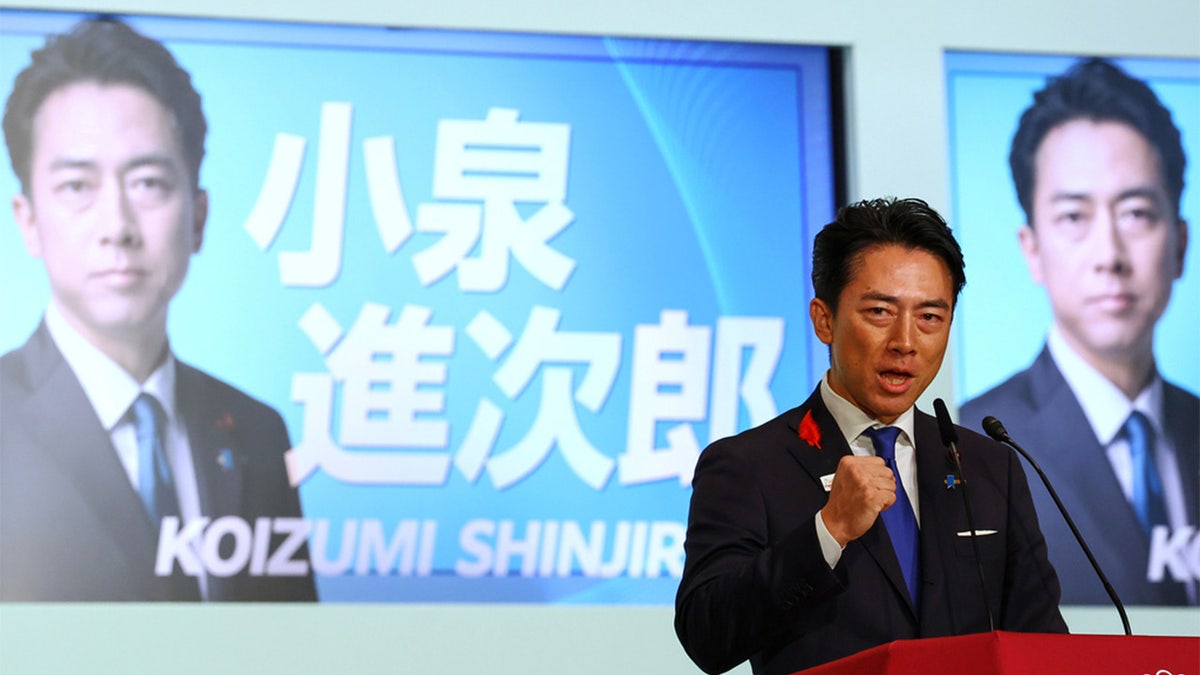 Japan's Agriculture Minister Shinjiro Koizumi