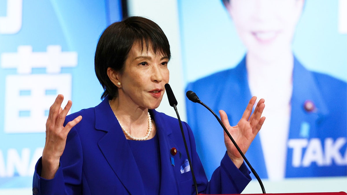 Former Economic Security Minister Sanae Takaichi