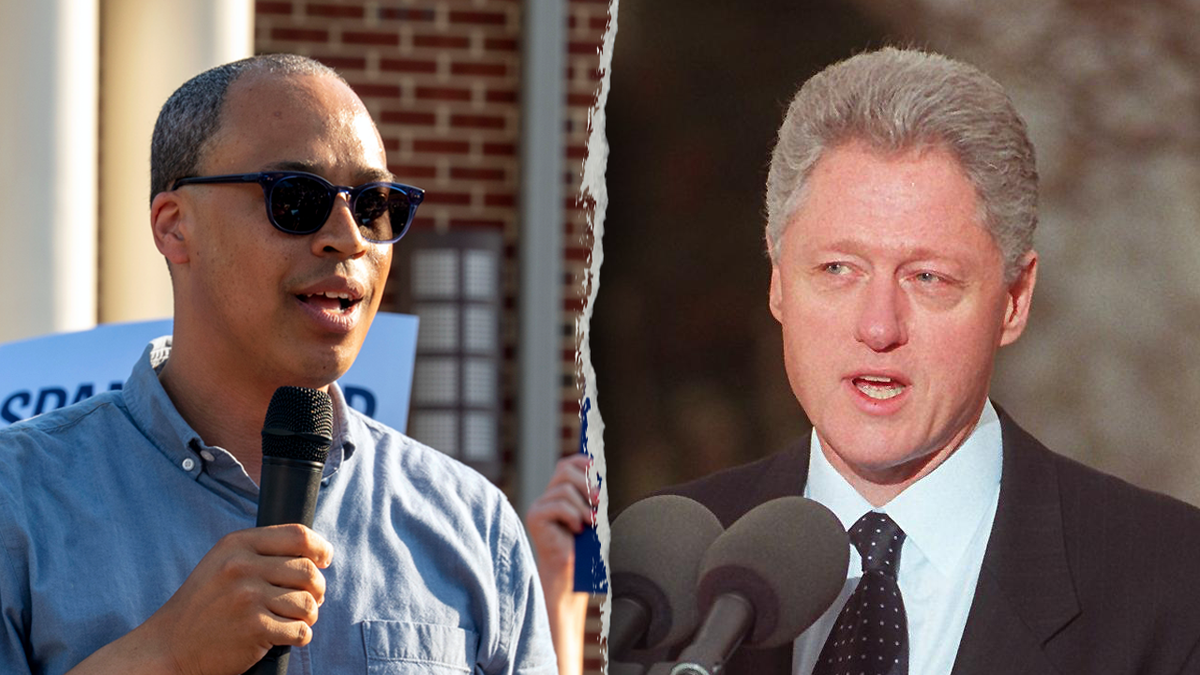 Jay Jones está dividido con Bill Clinton aquí