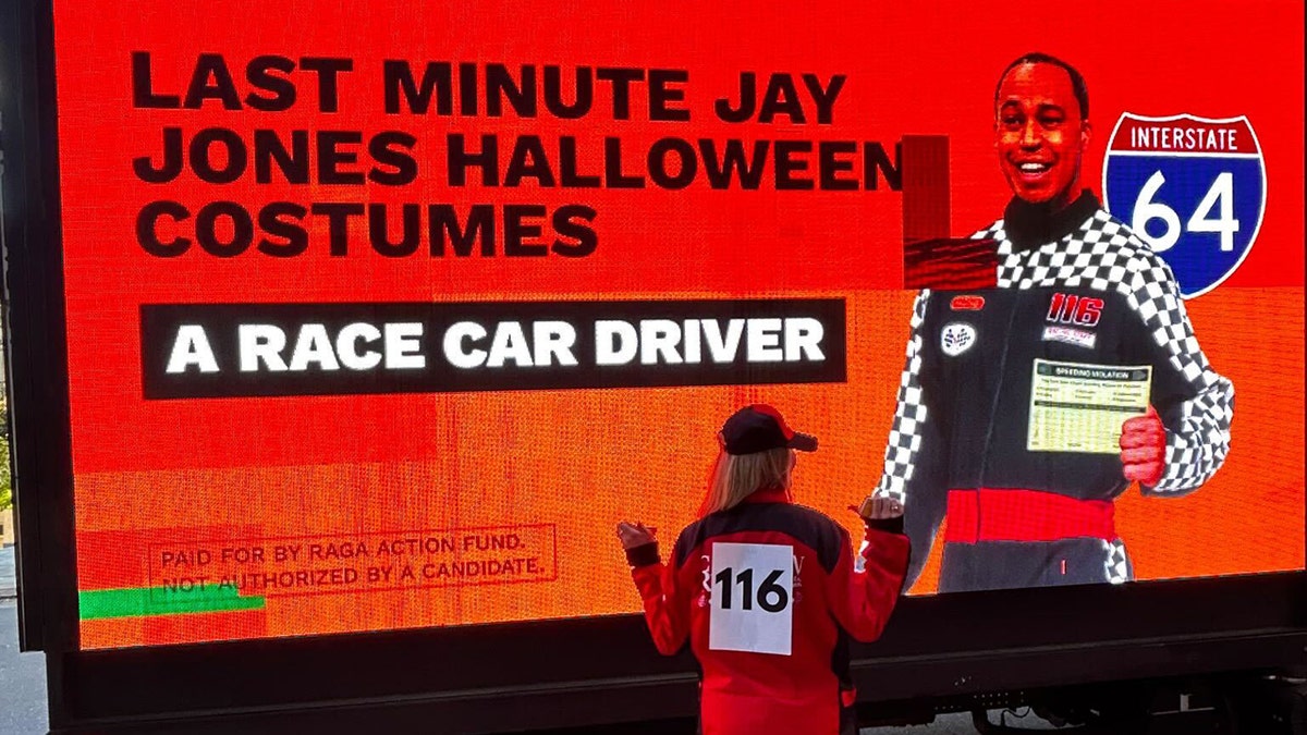 Jay Jones racecar driver costume