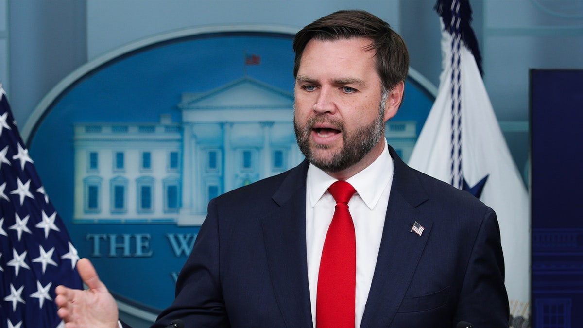 JD Vance in press briefing