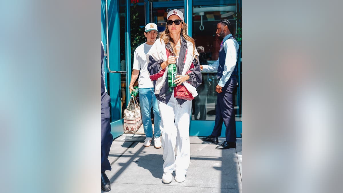 Jessica Alba and Danny Ramirez are seen out and about in NYC
