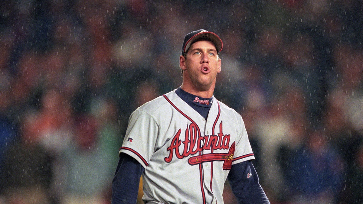 John Rocker pitching