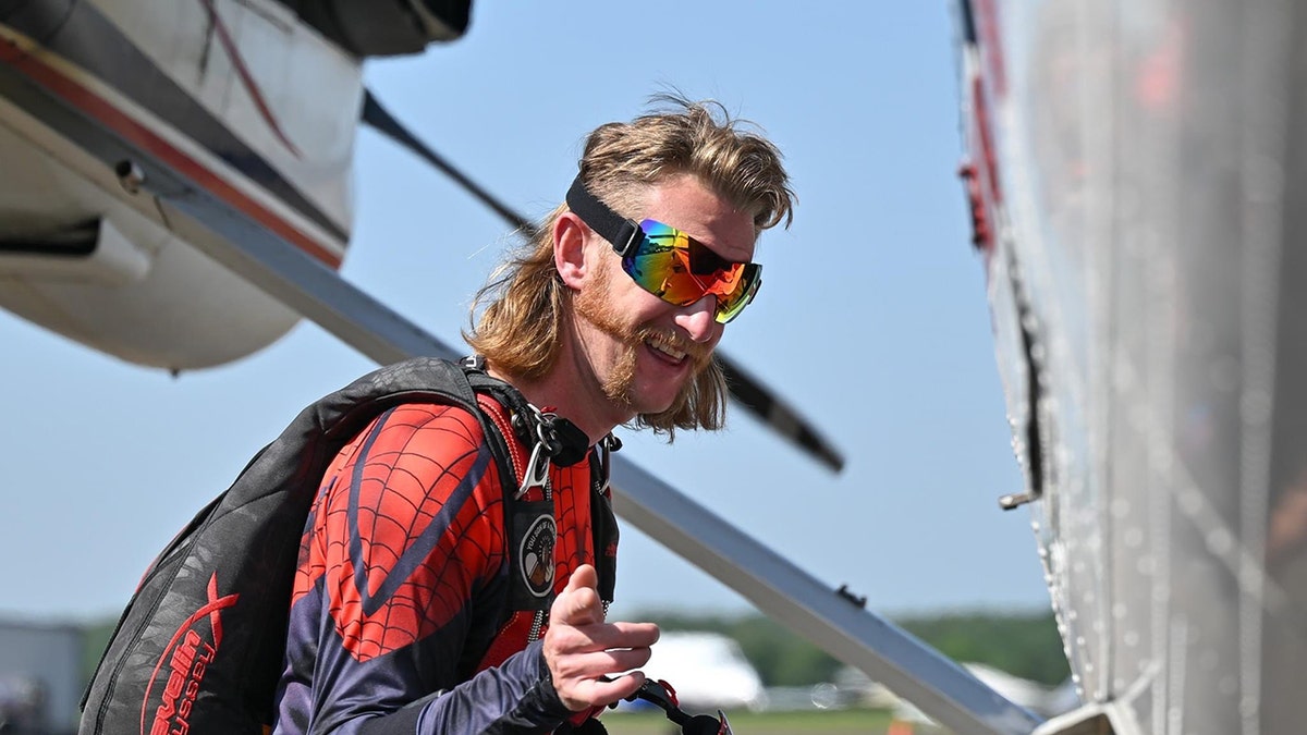 Justin Fuller Spidey skydiving instructor