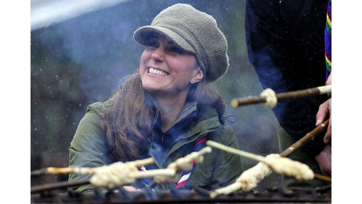 Princess Kate Middleton camping