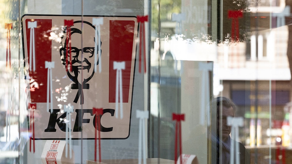 KFC logo in 2025 restaurant