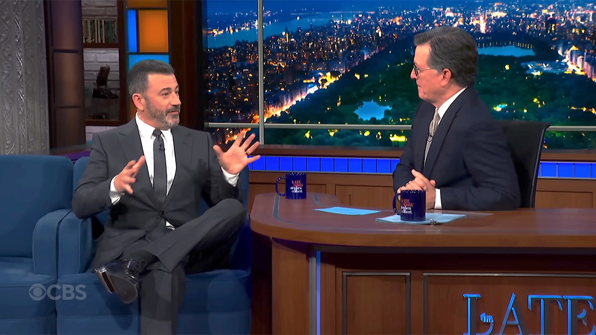 Kimmel and Colbert