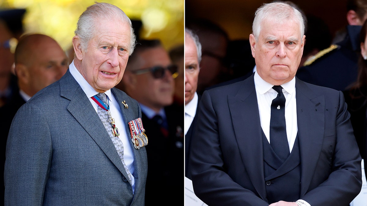 Split of King Charles and Prince Andrew